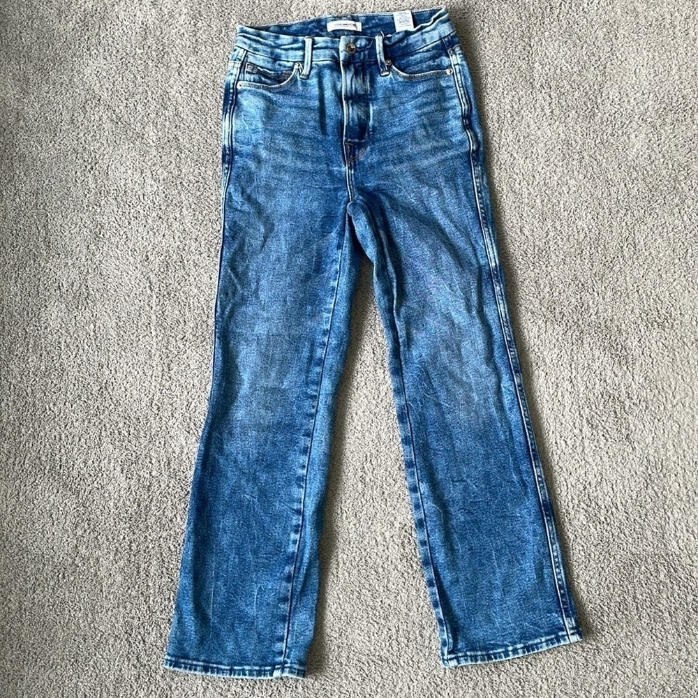 EC Good American Good Curve Straight Jeans - Size 25
